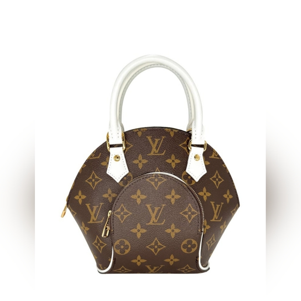 Louis Vuitton Monogram LV Match Ellipse BB White - Microchipped - Picture 8 of 14